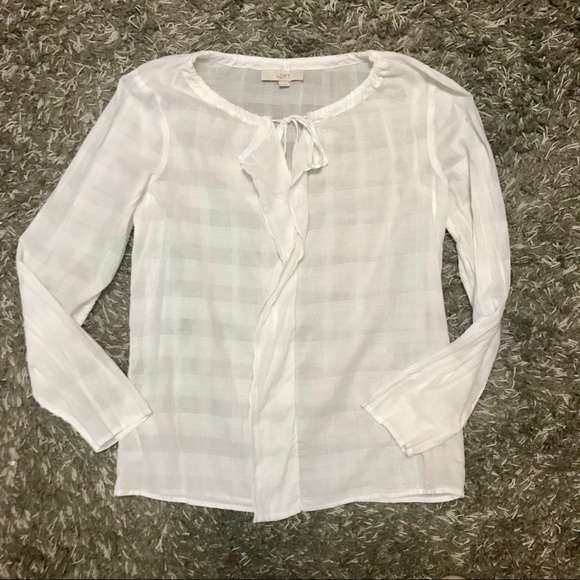 Ann Taylor Loft Shirt - Picture 2 of 6